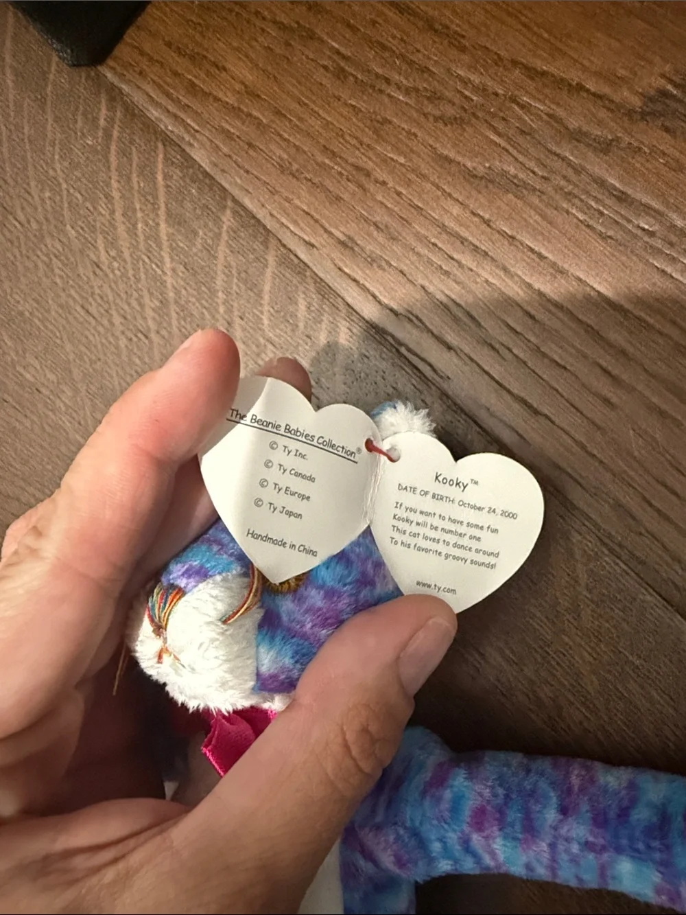 Ty Beanie Baby Kooky the Cat 2000 Retired MWM